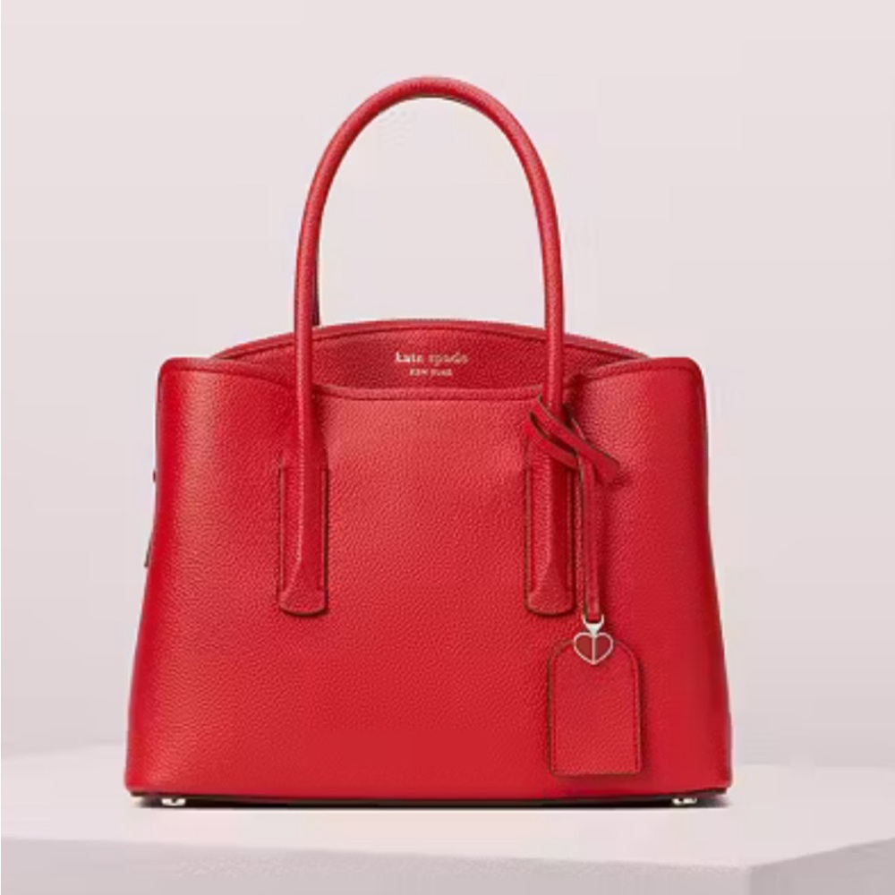 Kate Spade Margaux Medium Satchel - Hot Chili